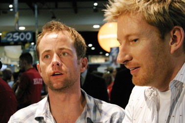 Billy Boyd and David Wendham at San Diego Comic Con