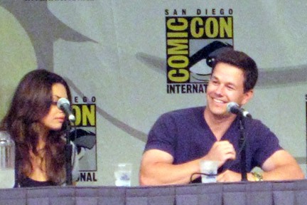 Mila Kunis and Mark Wahlberg on Max Payne panel at SD Comic Con