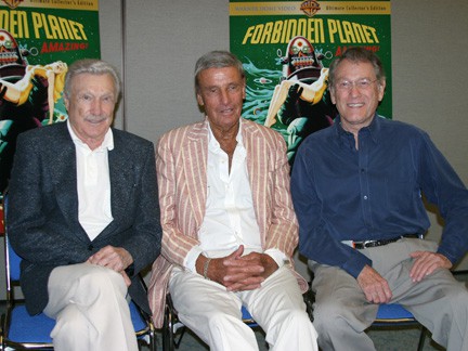 Warren Stevens, Richard Anderson and Earl Holliman, Original Forbidden Planet Cast Members