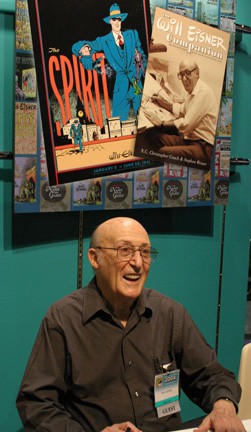 Will Eisner Signs Autographs at Disney Booth