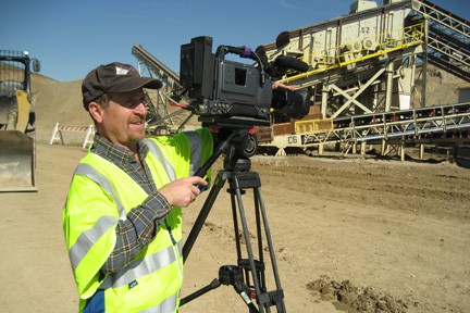 dp mark schulze videotapes rock crushing machine at sycamore landfill
