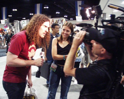 weird al yankovic julie stoffer dp mark schulze san diego comic con