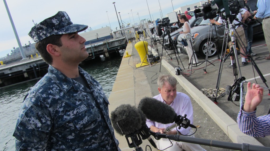 Interview of Vandergriff Crew Member Who participated in rescue of family at sea