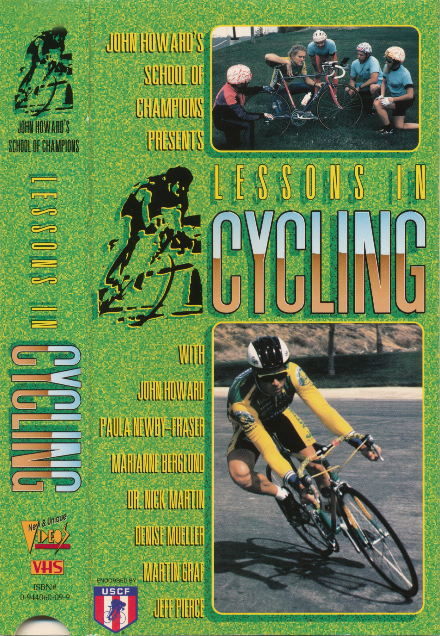 lessons in cycling vhs box cover