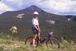 Mountain Biking Safety Tips - Female with Mountain Bike in Crested Butte Colorado