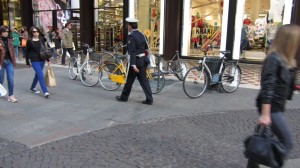 Bicycles of Italy Milan - Photo by Patty Mooney of San Diego video production company