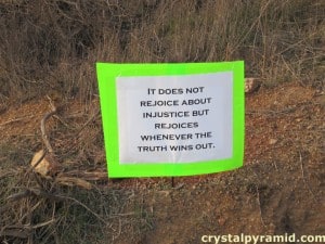 Climbing Cowles Mountain - Love does not rejoice about injustice