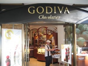 Westfield Horton Plaza Godiva Chocolatier