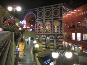 Westfield Horton Plaza night