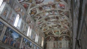 Vatican City Treasures - painted ceiling