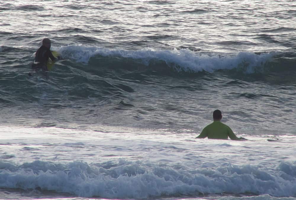 bodyboarding ocean beach body board