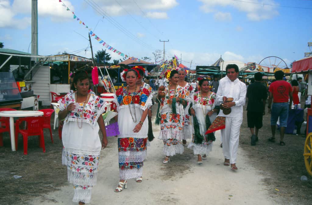cozumel mexico dancers at celebration