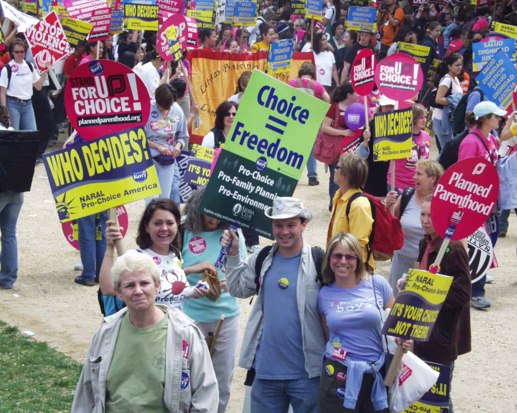 march for women's lives 2004 my choice