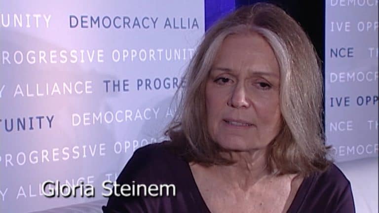 Gloria Steinem with Crystal Pyramid Productions