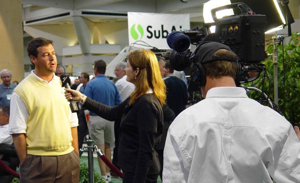 convention video interview of golf superintendent