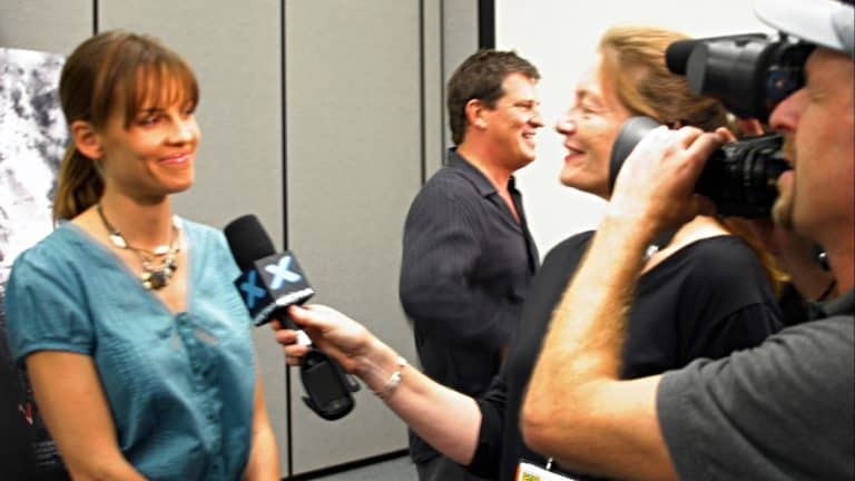 Hilary Swank with Crystal Pyramid Productions