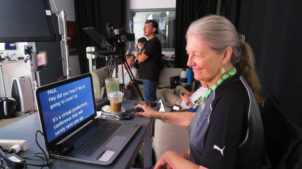 patricia mooney teleprompter operator at rev studio on medical show