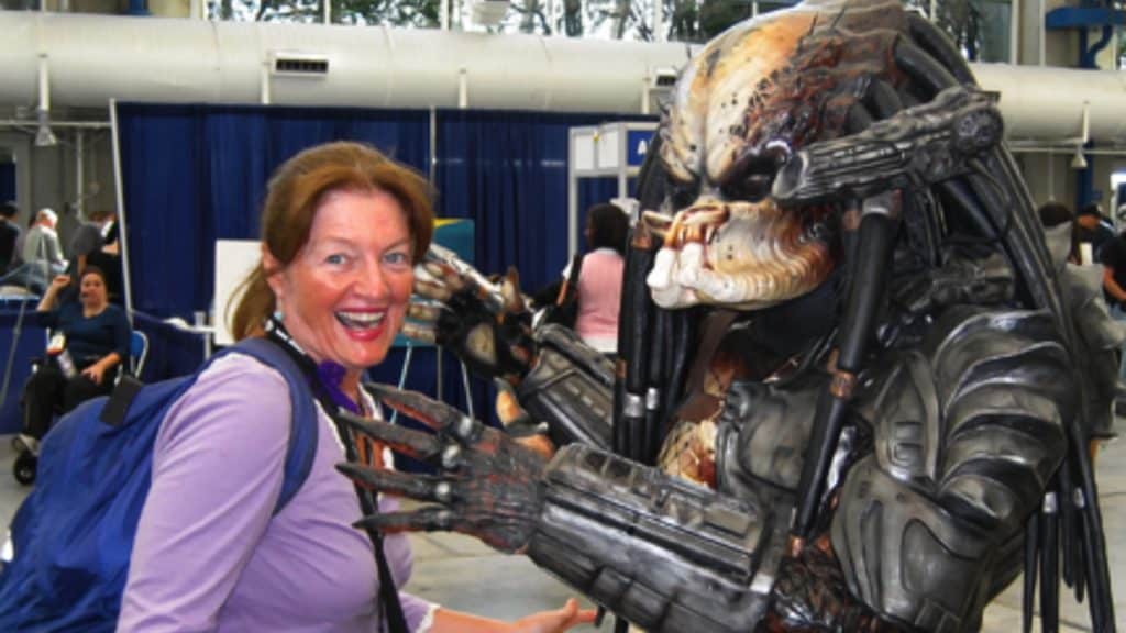 success san diego video production producer patty mooney predator cosplay san diego comic con