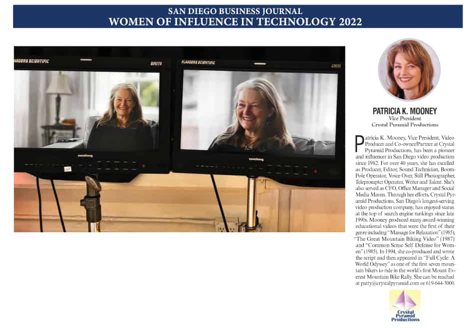 patty mooney wins honors as san diego business journal  women of influence in technology 2022