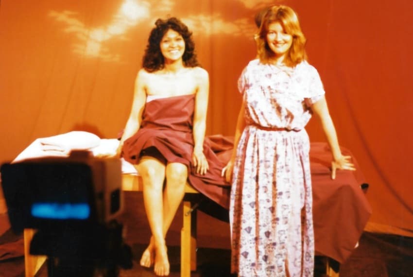 maria and cleo star in massage for relaxation video 1985