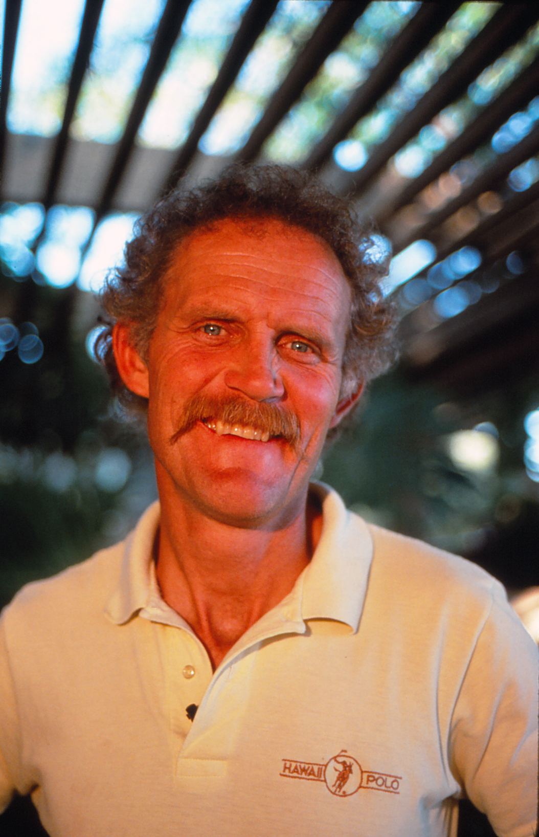 John howard at his home during the filming of lessons in cycling