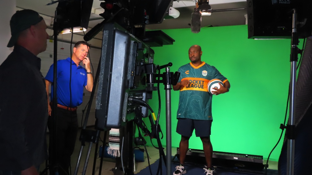 entrepreneur tony gwynn solar company commercial with green screen sports