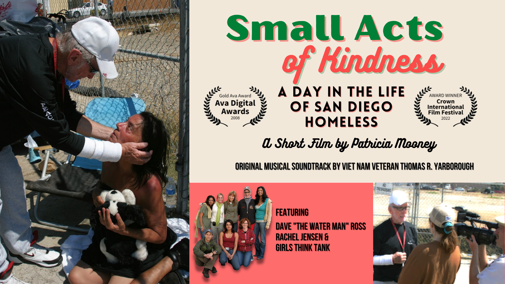 Small Acts of Kindness Multi Award Winning Documentary on San Diego Homeless