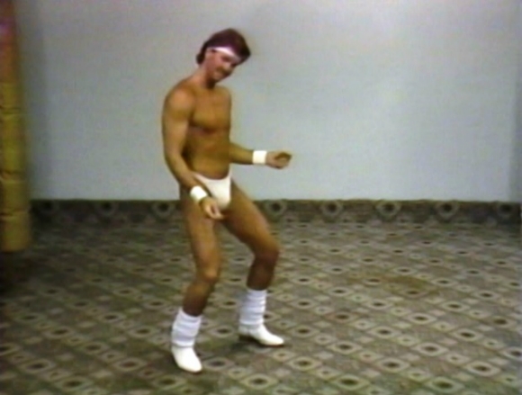 vhs video dancing dave the dirty cowboy appears in california big hunks jay leno