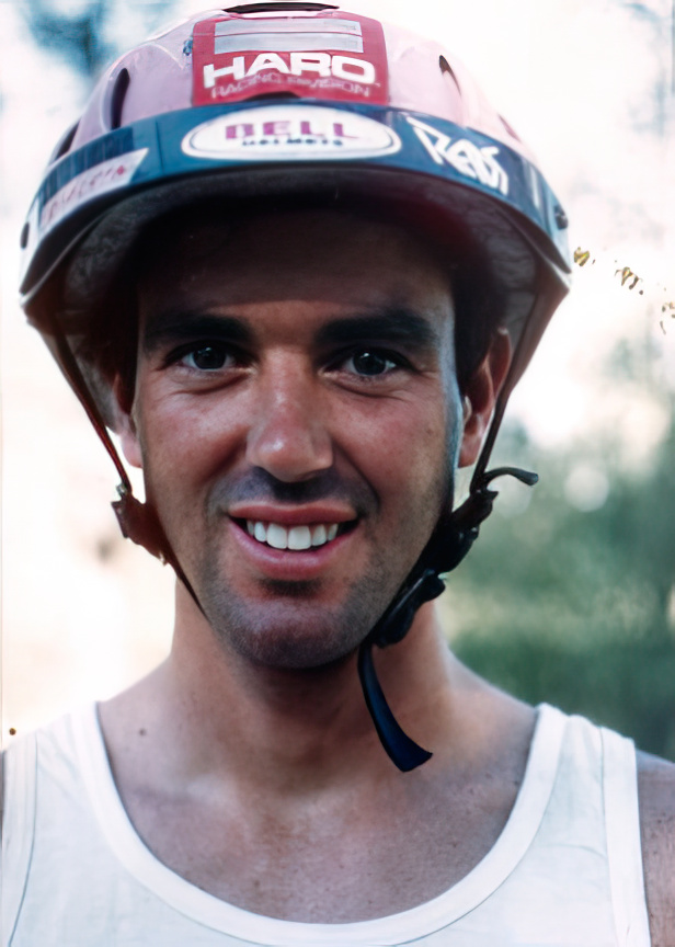 kevin norton trials rider appears in the great mountain biking video