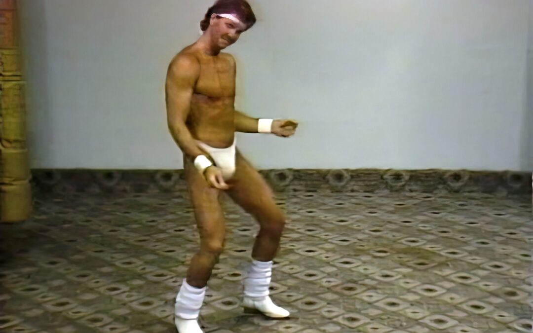 vhs video dancing dave the dirty cowboy appears in california big hunks jay leno