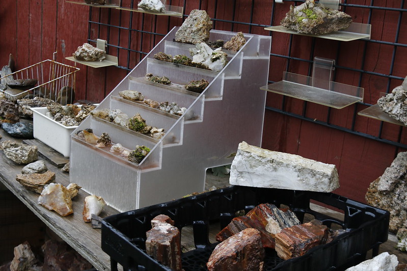 Display of Rocks and Gems a photo by Patty Mooney