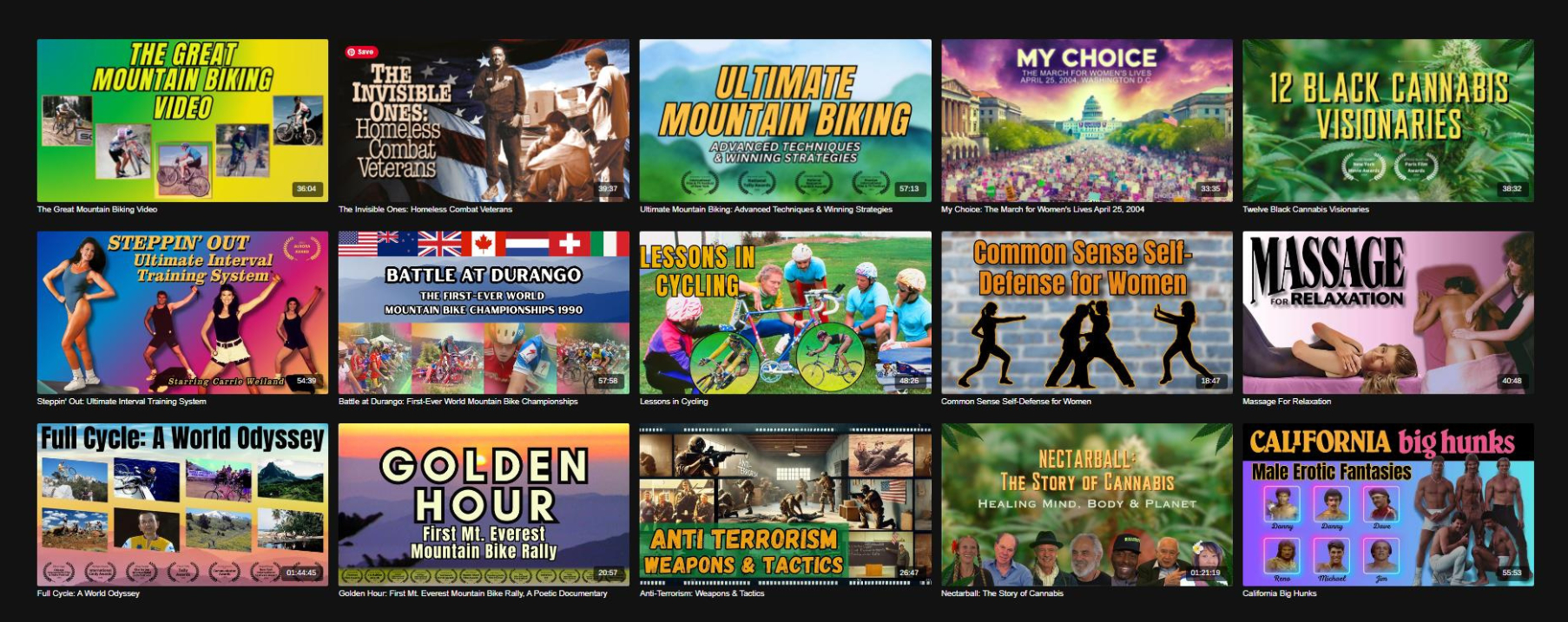 New & Unique Videos New & Unique Videos thumbnails banner