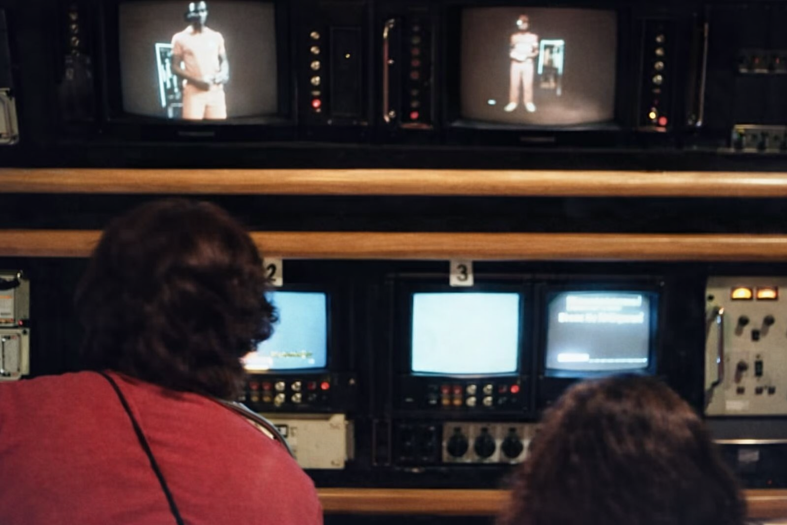 Inside On-line editing bay 1985 