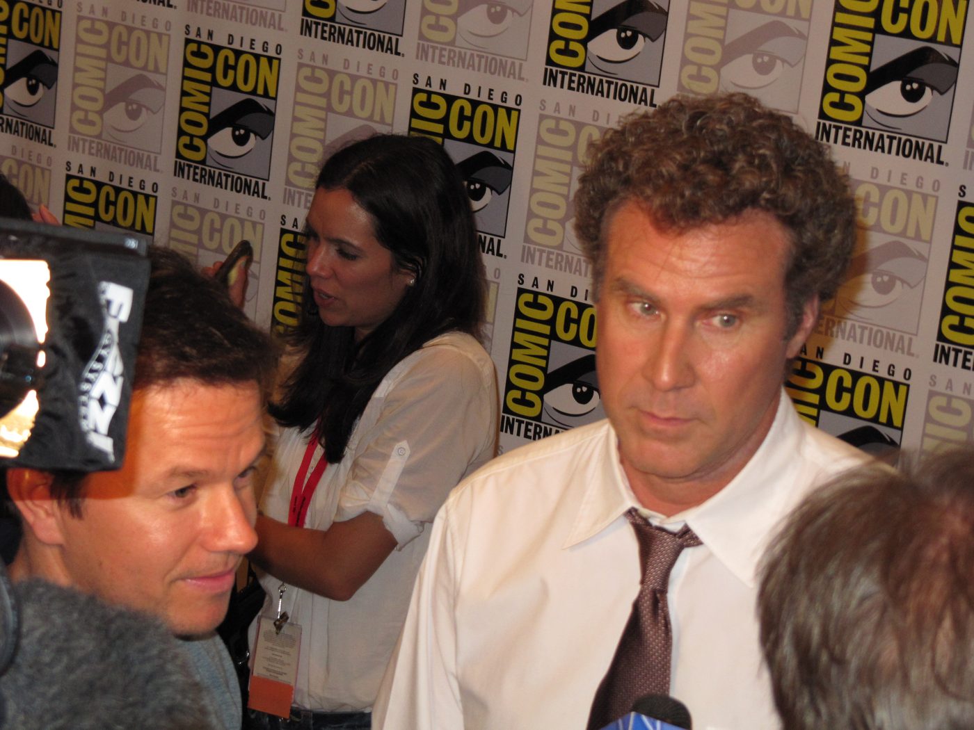 Mark Wahlberg and Will Ferrell with Crystal Pyramid Productions