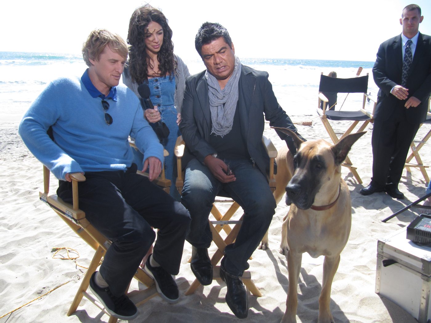 Owen Wilson and George Lopez with Crystal Pyramid Productions
