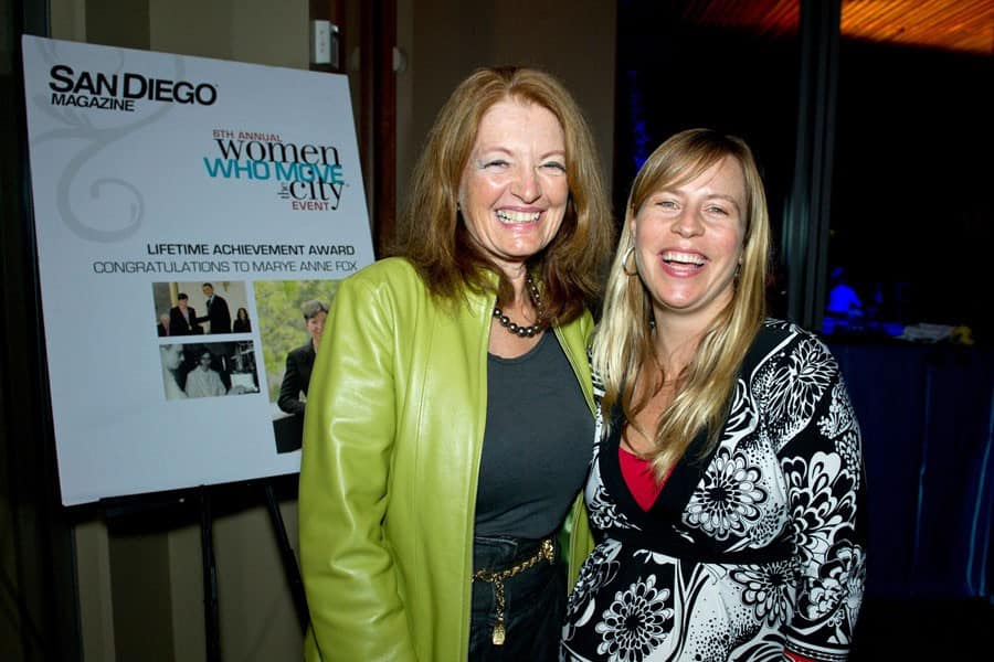 women who move city award rachel jensen patty mooney san diego video producer