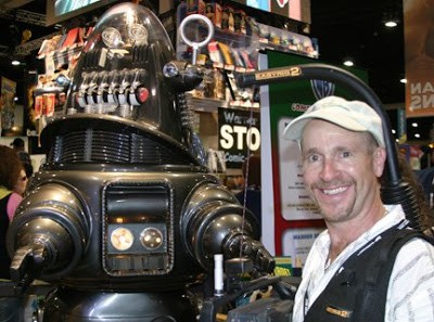 robby the robot broadcast video shoot